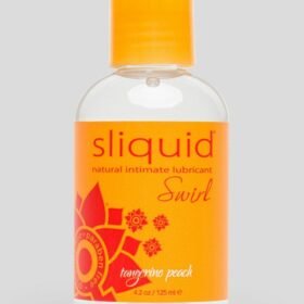 Sliquid Swirl Tangerine Peach Flavored Lubricant 4.2 fl oz
