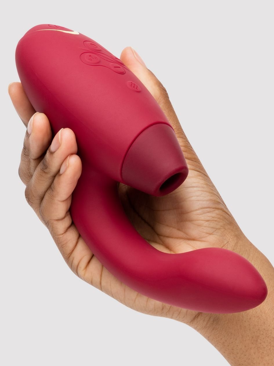 74519.jpg Womanizer Red Duo Rechargeable G-Spot and Clitoral Stimulator - Image 1