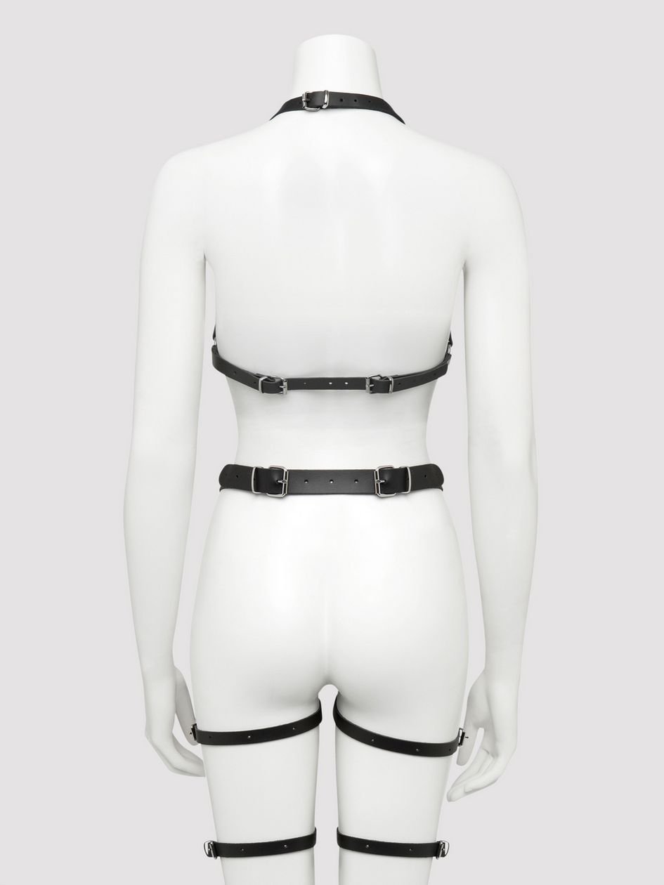 74589.jpg DOMINIX Deluxe Leather Full Body and Leg Harness - Image 1