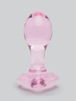 Lovehoney Small Heart Glass Butt Plug 3 Inch - Image 2