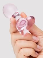 Lovehoney Small Heart Glass Butt Plug 3 Inch - Image 3