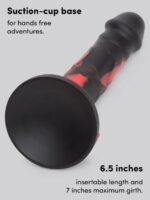 Lifelike Lover Luxe Realistic Multicoloured Silicone Dildo 7 Inch - Image 3