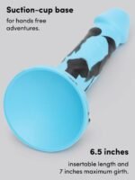 Lifelike Lover Luxe Realistic Multicoloured Silicone Dildo 7 Inch - Image 3