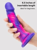Lifelike Lover Luxe Realistic Multicolored Silicone Dildo 7 Inch