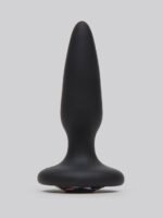 Glams Silicone Black Mini Butt Plug with Rainbow Crystal 3 Inch - Image 2