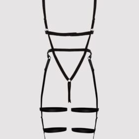 Lovehoney Fierce Wet Look Leg Harness Teddy