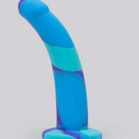 Lovehoney Air and Water Curved Silicone Suction Cup Dildo 7 Inch