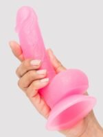 BASICS Glow In the Dark Realistic Suction Cup Dildo 6 Inch - Image 5