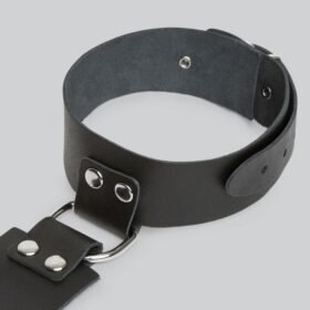 DOMINIX Deluxe Leather Collar and Wrist Restraint Harness