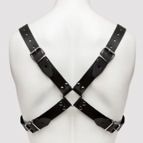 DOMINIX Deluxe Leather Cross-Body Harness
