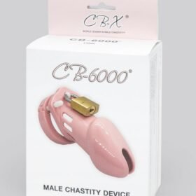 CB-6000 Pink Male Chastity Cage Kit