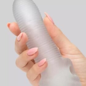 Perfect Fit Fat Boy Micro Ribbed 5.5 Inch Penis Sleeve with Ball Loop