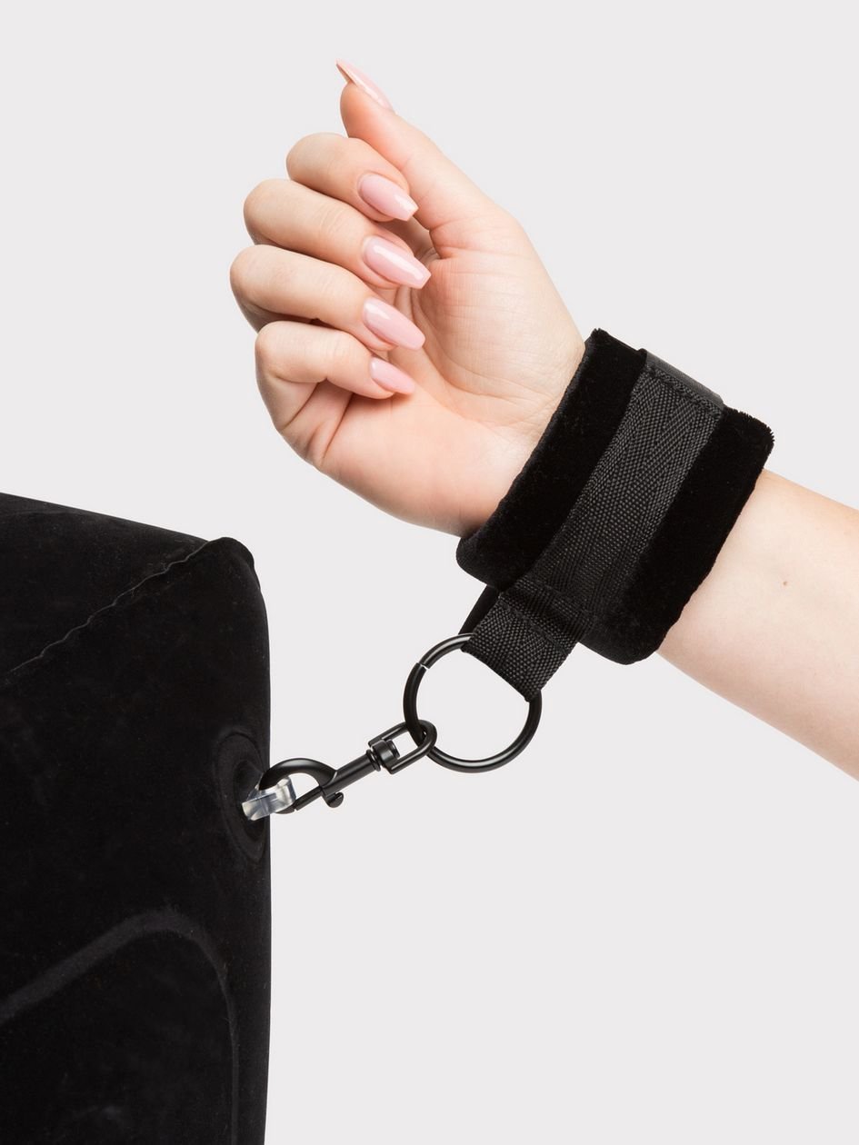 79472.jpg DOMINIX Deluxe Large Inflatable Wedge, Handcuff and Blindfold Set - Image 1