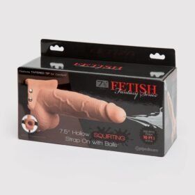 Fetish Fantasy Ejaculating Hollow Strap-On 7.5 Inch