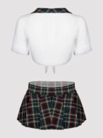 Lovehoney Fantasy Green Plaid Skirt Set