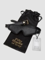 Fifty Shades of Grey Bound to You Faux Leather Blindfold - Image 4