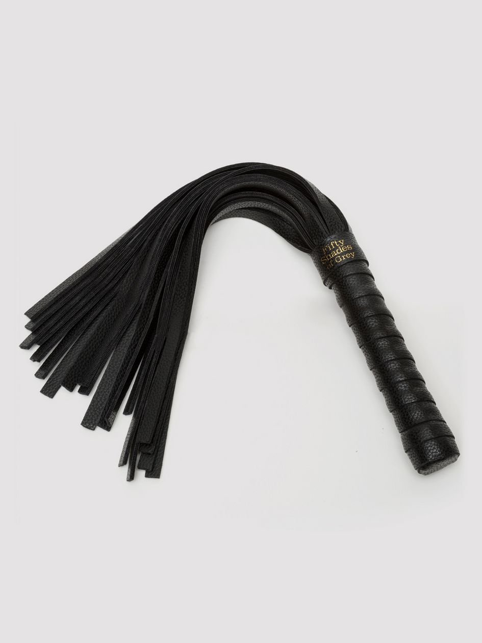 80138.jpg Fifty Shades of Grey Bound to You Faux Leather Small Flogger - Image 1