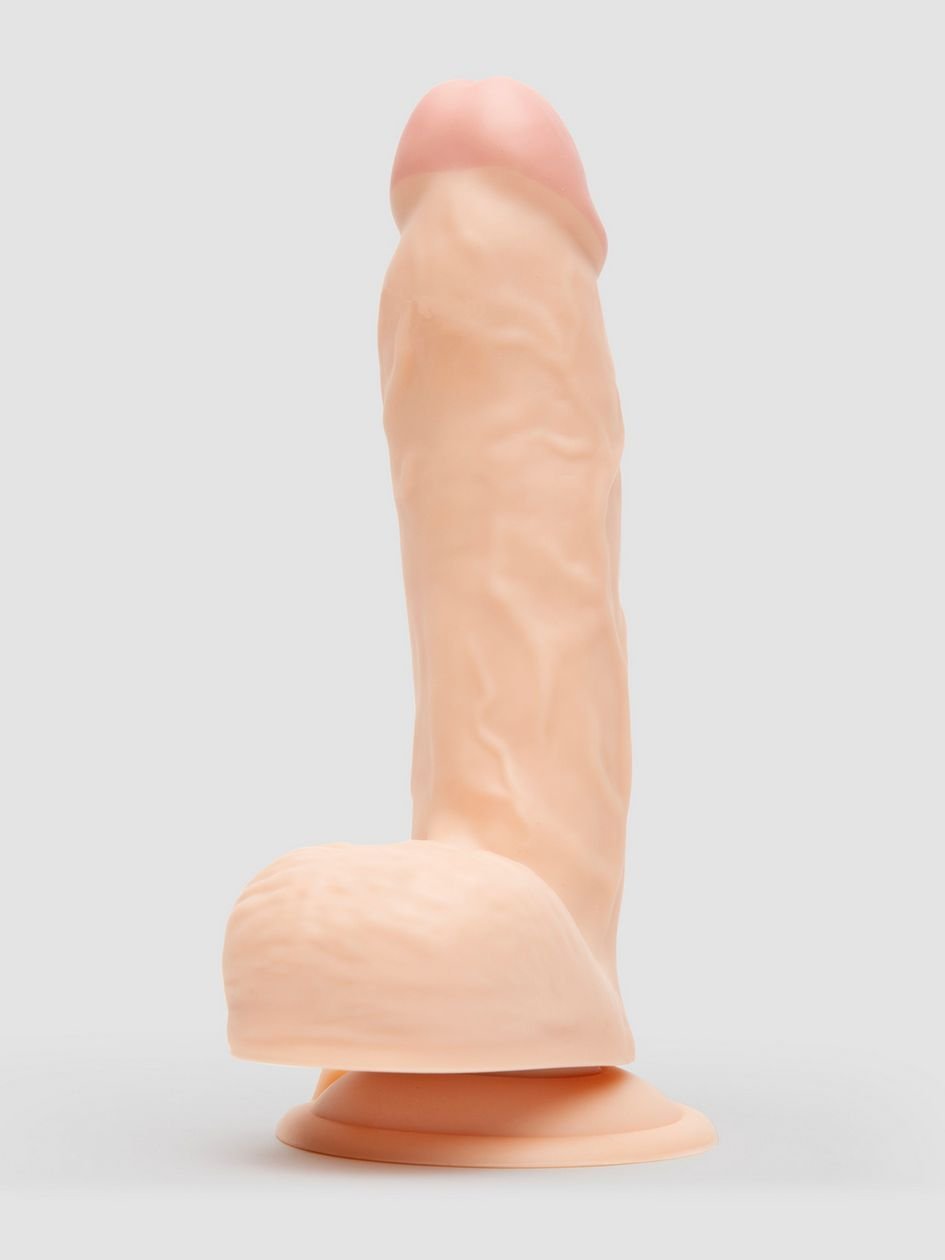 80460.jpg Lifelike Lover Classic Girthy Realistic Dildo 8 Inch - Image 1