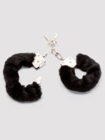 Lovehoney Black Furry Handcuffs - Image 2