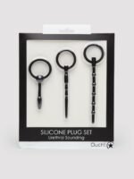 Ouch! Beginner's Silicone Hollow Urethral Plug Set (3 Piece)
