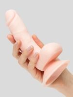 Lifelike Lover Classic Dual-Density Dildo with Moving Foreskin 6 Inch - Image 4