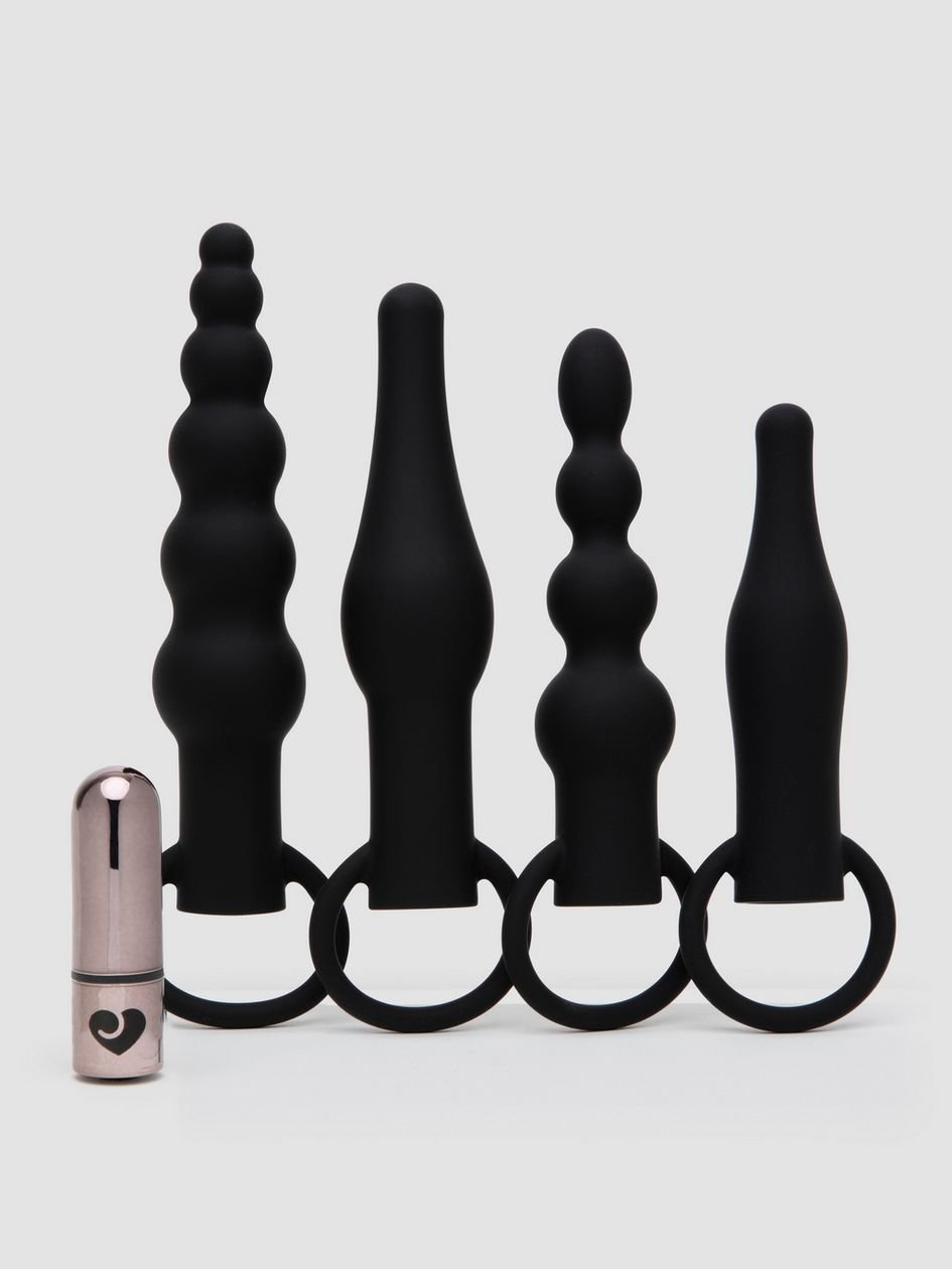 81822-1.jpg Lovehoney The Booty Bunch Rechargeable Vibrating Butt Plug Set (5 Piece) - Image 1
