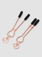 Bondage Boutique Rose Gold Adjustable Nipple Clamps - Image 2