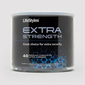 LifeStyles Extra Strength Latex Condoms (40 Count)