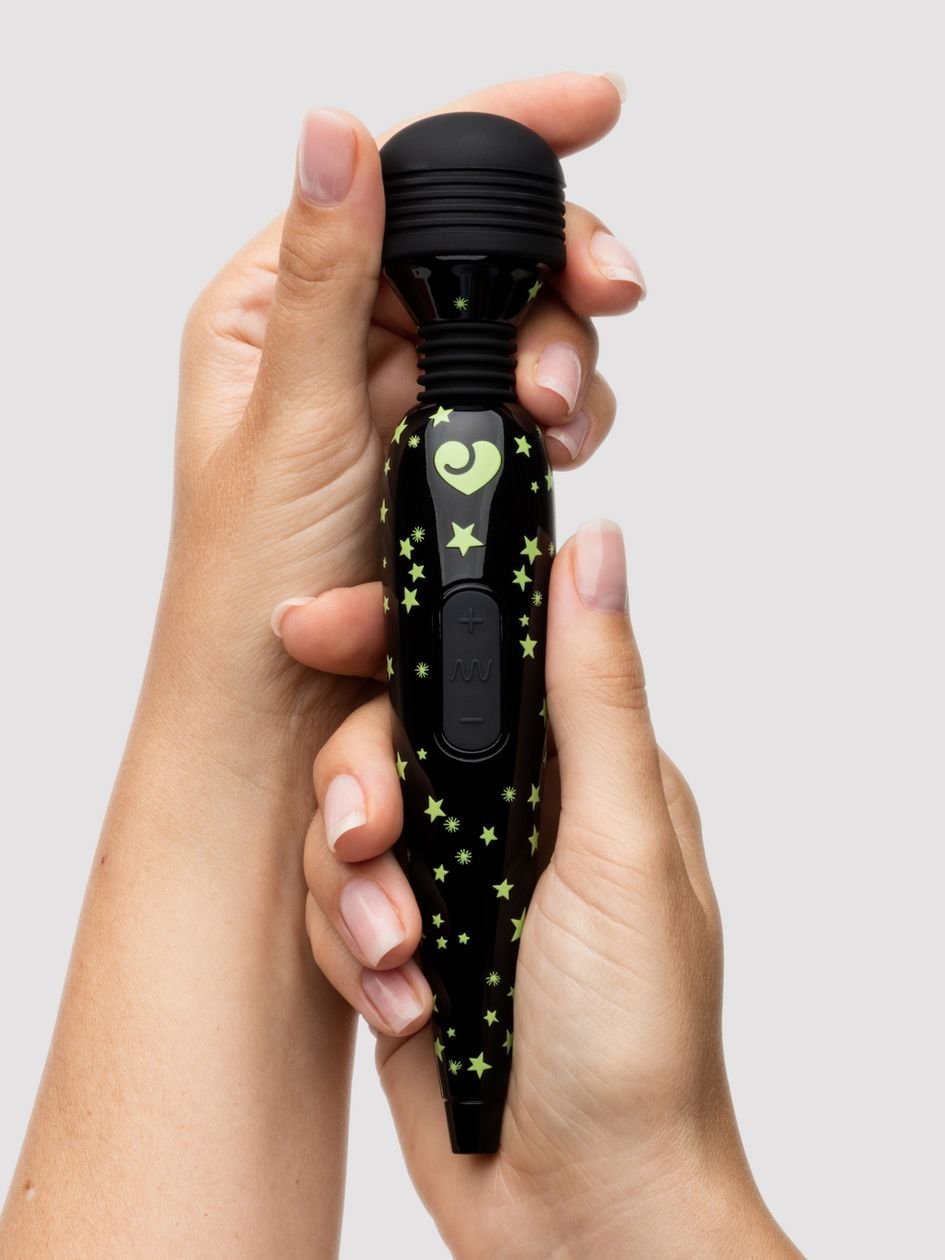 82863.jpg Lovehoney Glow-in-the-Dark Deluxe Mini Massage Wand Vibrator - Image 1