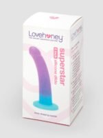 Lovehoney Glitter Silicone Dildo 6 Inch - Image 5