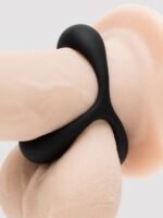 Lovehoney Black Silicone Cock and Ball Sling - Image 2