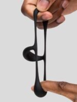 Lovehoney Black Silicone Cock and Ball Sling - Image 4