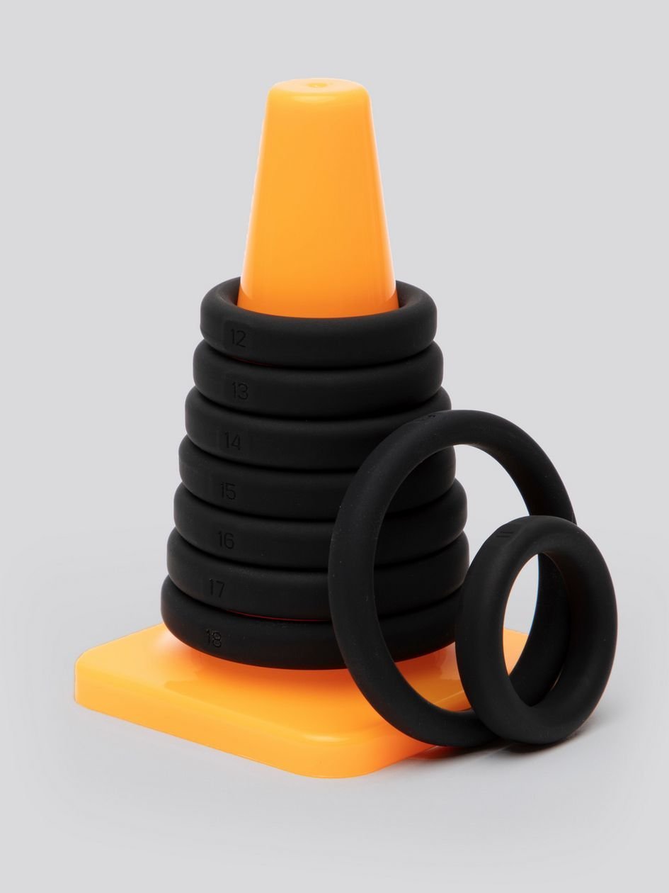 83917-1.jpg Perfect Fit Play Zone Cock Ring Set (9 Pack) - Image 1