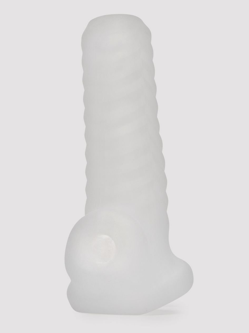 83920.jpg Perfect Fit Open Ended Textured Penis Sleeve - Image 1