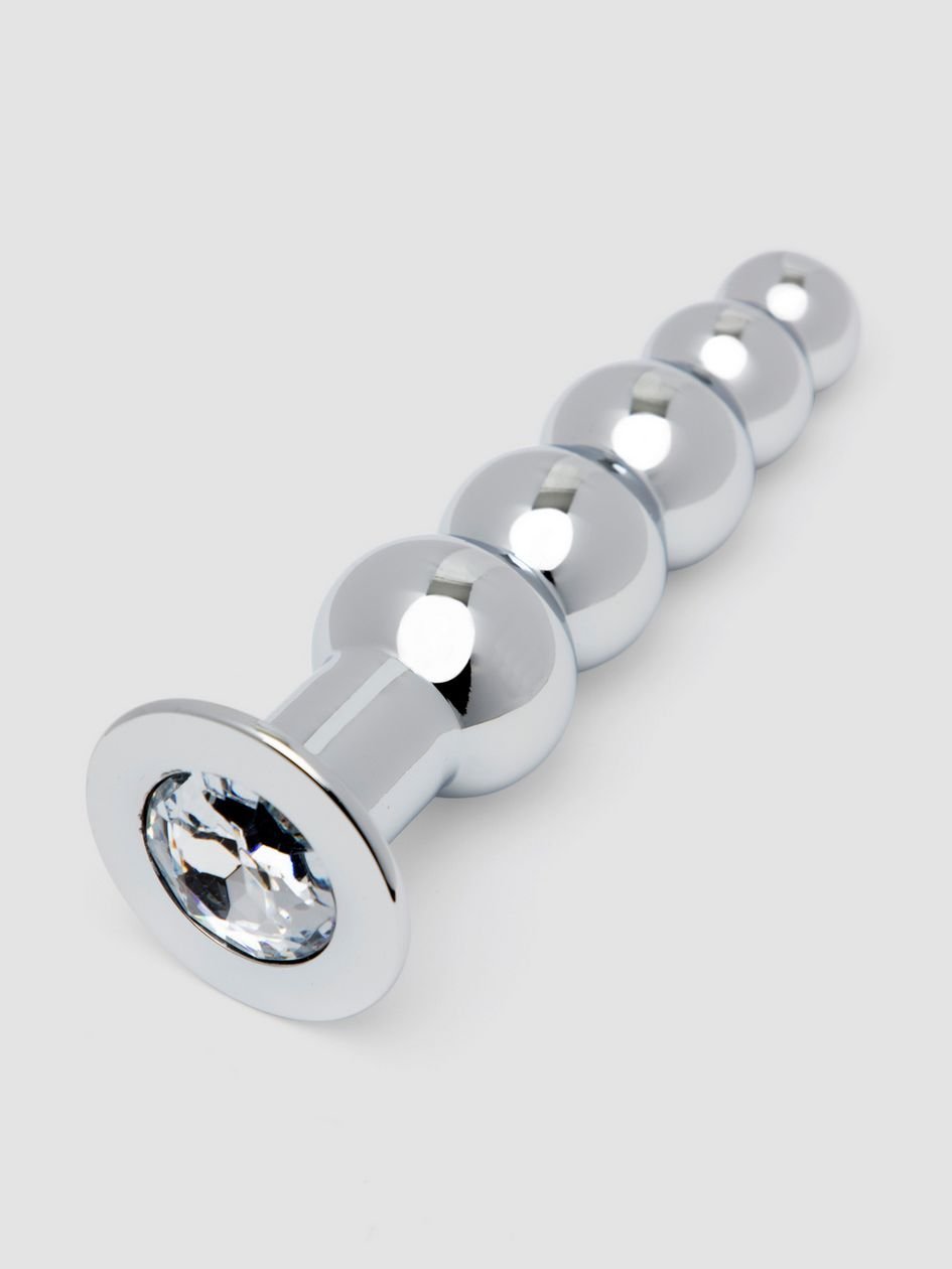 83951-1.jpg Lovehoney Power Jewel Beaded Aluminum Jeweled Butt Plug 5 inch - Image 1