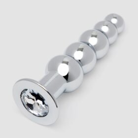 Lovehoney Power Jewel Beaded Aluminum Jeweled Butt Plug 5 inch