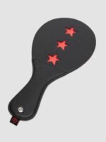 Bondage Boutique Faux Leather Red Stars Slapper Spanking Paddle - Image 3