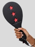 Bondage Boutique Faux Leather Red Stars Slapper Spanking Paddle - Image 5
