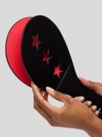 Bondage Boutique Faux Leather Red Stars Slapper Spanking Paddle - Image 6