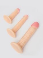 Lifelike Lover Classic Realistic Suction Cup Dildo Anal Training Kit (3 Piece) - Image 2