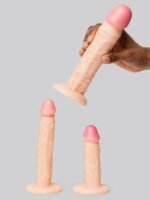 Lifelike Lover Classic Realistic Suction Cup Dildo Anal Training Kit (3 Piece) - Image 7
