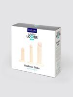 Lifelike Lover Classic Realistic Suction Cup Dildo Anal Training Kit (3 Piece) - Image 8
