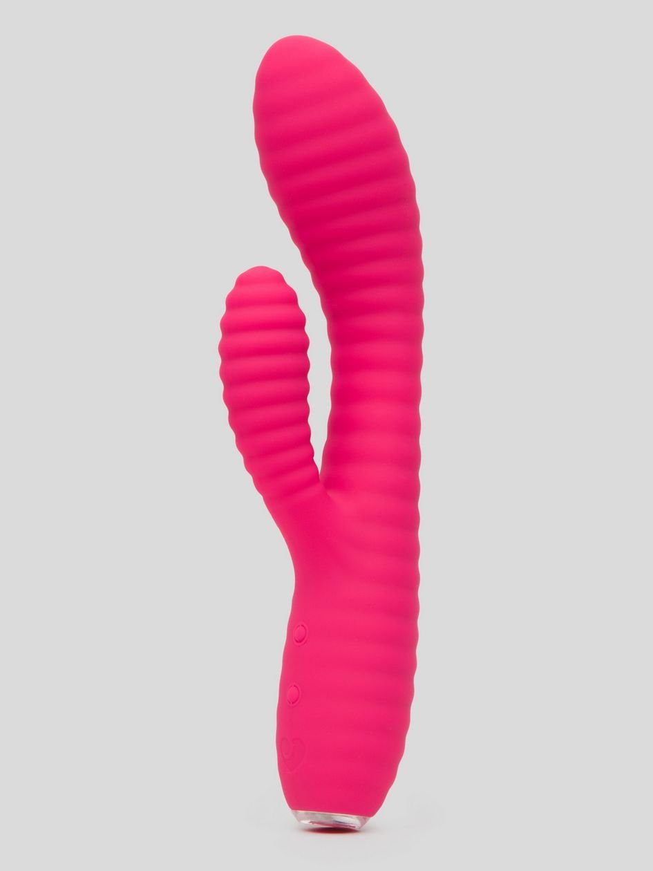85089.jpg Lovehoney Ripple Rabbit Rechargeable Silicone Ribbed Rabbit Vibrator - Image 1