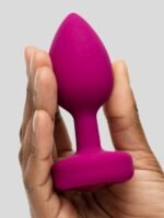 B-Vibe Remote Control Rechargeable Vibrating Silicone Jewelled Butt Plug - Image 6