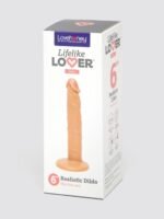 Lifelike Lover Basic Slimline Realistic Anal Dildo 6 Inch - Image 6