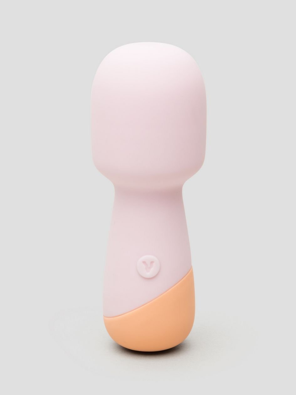 85184.jpg Vush Peachy Rechargeable Silicone Mini Wand Massager - Image 1