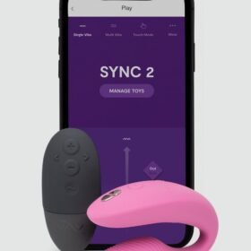 We-Vibe Sync 2 Remote Control and App Rechargeable Couple's Vibrator