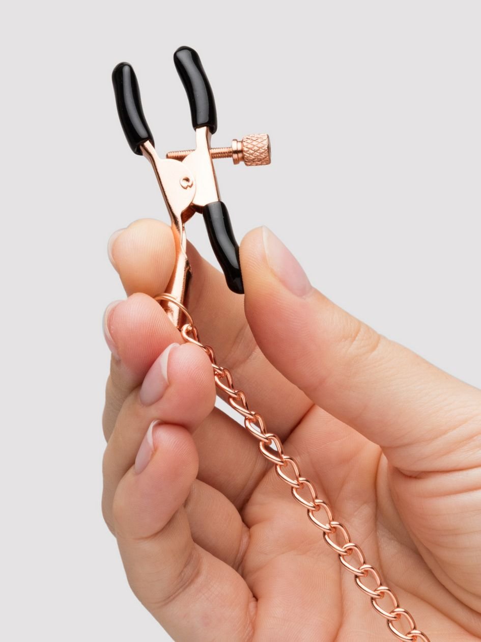 86476.jpg Bondage Boutique Rose Gold Nipple and Clit Clamps - Image 1