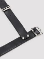 Bondage Boutique Faux Leather Collar to Wrist Restraints