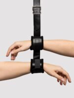 Bondage Boutique Faux Leather Collar to Wrist Restraints - Image 4